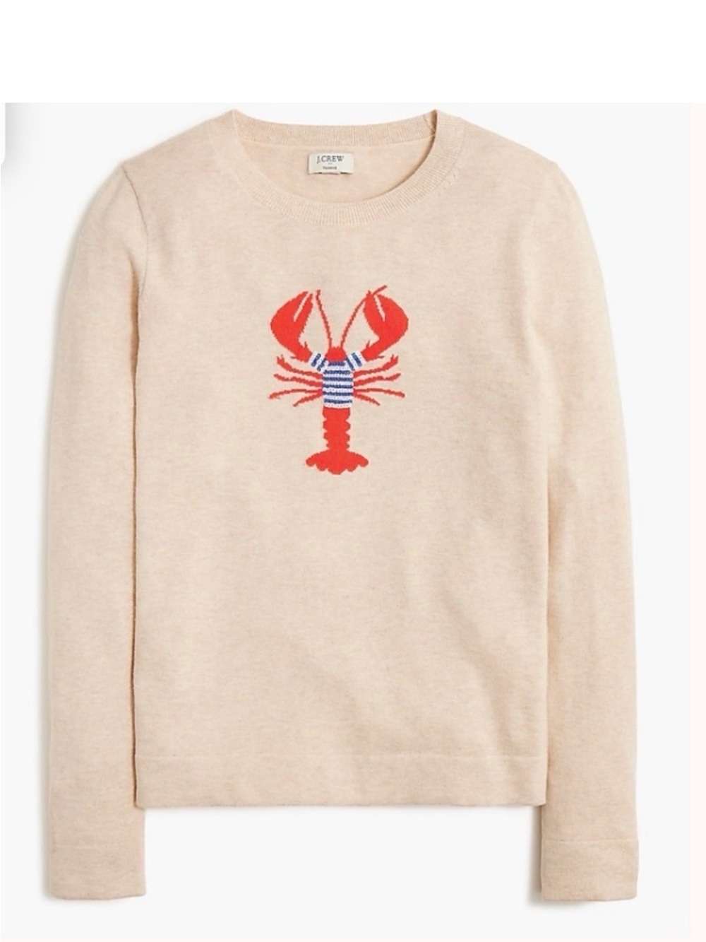 J crew Lobster Teddie sweater